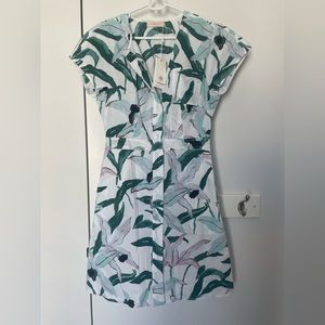 Tory Burch NWT Ivory Bloom Dress